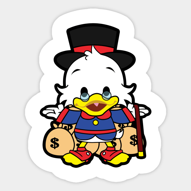 Scrooge McDuck Chibi Sticker by untitleddada